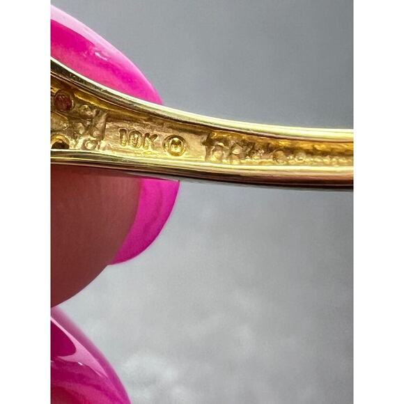 Swiss blue topaz and diamond 10k gold halo ring size 9 - Picture 8 of 11